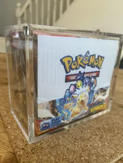 Pokemon TCG - Surging Sparks Booster Box in Acrylic Case - Image 1
