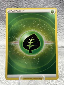 Pokemon TCG Crown Zenith Grass Energy Holo - Image 1