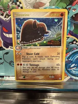 Pokemon EX Rocket Returns Reverse Holo Stamped Piloswine 13/109 Tomokazu Komiya - Image 1