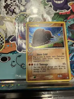 Pokemon EX Rocket Returns Reverse Holo Stamped Piloswine 13/109 Tomokazu Komiya - Image 4