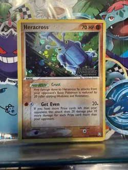 Pokemon Ex Rocket Returns Heracross Reverse Holo 43/109 Tomokazu Komiya - Image 1