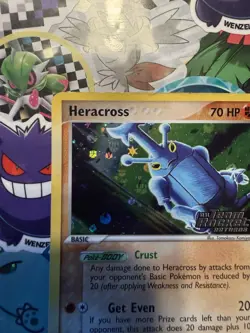 Pokemon Ex Rocket Returns Heracross Reverse Holo 43/109 Tomokazu Komiya - Image 3