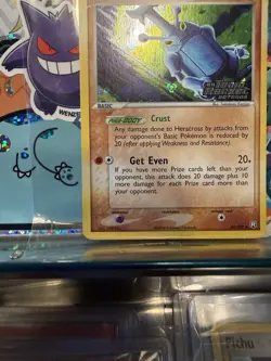 Pokemon Ex Rocket Returns Heracross Reverse Holo 43/109 Tomokazu Komiya - Image 4