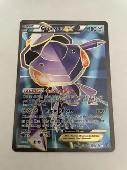Genesect EX (Full Art) 120/124 Pokemon TCG Fates Collide Holo LP-NM - Image 1