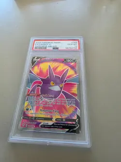 2020 POKEMON SWORD & SHIELD DARKNESS ABLAZE #182 FULL ART/CROBAT V PSA 10 - Image 2