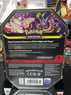 Mega Moonlit Mega Gengar Tin Sealed Pokemon TCG NEW FACTORY SEALED - Image 3