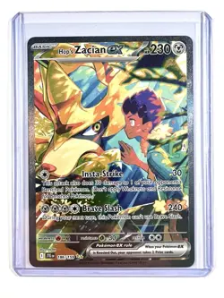 Hop's Zacian ex 186/159 Special Illustration Rare SIR Journey Together Pokemon - Image 3