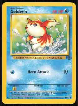 Goldeen 53/64 Common Jungle Pokemon Unlimited Lightly Played - Image 1