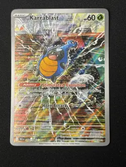 POKEMON TCG KARRABLAST 094/086 BLACK BOLT ILLUSTRATION RARE HOLO - Image 1