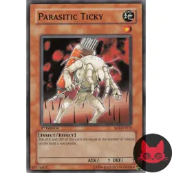 Yugioh Parasitic Ticky SOI-EN018 Common 1st Edition NM - Image 1