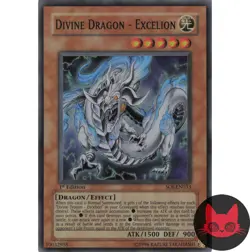 Yugioh Divine Dragon - Excelion SOI-EN033 Super Rare 1st Edition NM - Image 1