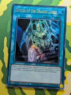 YUGIOH RA03-EN060 Return of the Dragon Lords Ultra Rare 1st Edition NM - Image 1