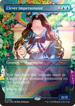 Clever Impersonator (Rainbow Foil) -Foil Near Mint MTG Secret Lair - Image 1
