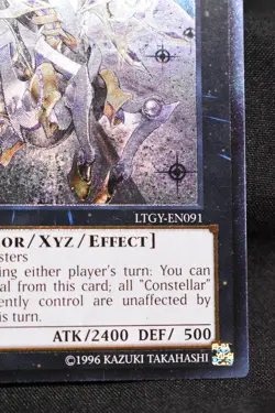 Constellar Omega 1st Edition LTGY-EN091 LP Ultimate Rare Holo Yugioh Card - Image 4