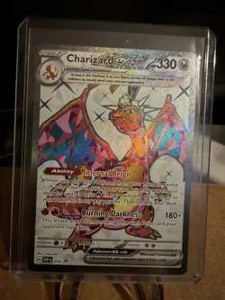 Charizard ex - SVP056 - Pokemon Scarlet & Violet Promo Ultra Rare Holo Card NM - Image 1