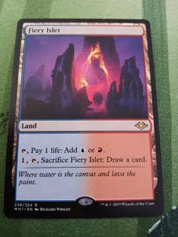 MTG - 1x Fiery Islet - Modern Horizons - (MH1) - NM - Image 1