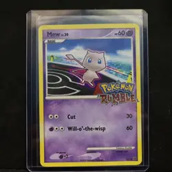 Pokemon Rumble Mew Holo Stamped Card 2009 Vintage Pokemon TCG - Image 1
