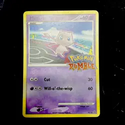 Pokemon Rumble Mew Holo Stamped Card 2009 Vintage Pokemon TCG - Image 2