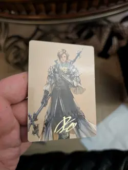 Dion, Bahamut's Dominant (42/53) - Gold Stamped Signature NM (Art Card) [MTG] - Image 1