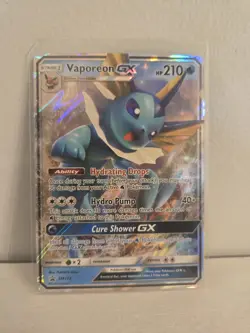 Vaporeon GX SM172 SM Promo Holo Stage 1 210HP Pokemon TCG Card - Image 1
