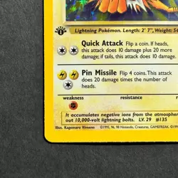 1st Edition Jolteon 4/64 Jungle Holo Rare Pokemon Card - Image 5