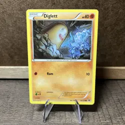 Pokemon XY Fates Collide Diglett Common Card 36/124 NM - Image 1