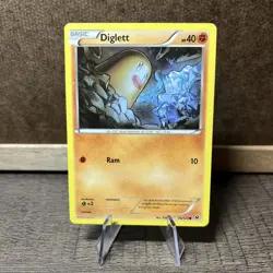 Pokemon XY Fates Collide Diglett Common Card 36/124 NM - Image 3
