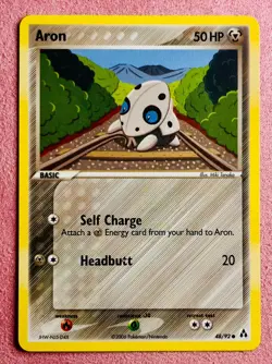 Aron 48/92 Non Holo | EX Legend Maker | 2006 Vintage Pokemon TCG Card | NM - Image 1