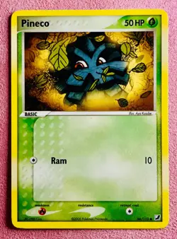 Pineco 66/115 | EX Unseen Forces | 2005 Vintage Pokemon TCG Card | NM - Image 1