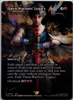 Dawn Warriors' Legacy - Mizzix's Mastery (Showcase) R FCA 41 NM - Image 1