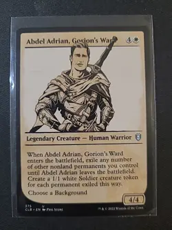 MTG Cmdr Legends Battle for Baldur's Gate Abdel Adrian, Gordon's Ward Showcase - Image 1