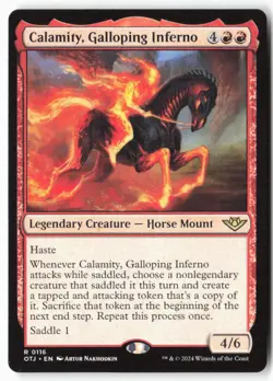Calamity, Galloping Inferno - Outlaws of Thunder Junction (116) - MTG - Image 1