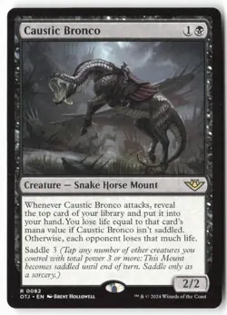 Caustic Bronco - Outlaws of Thunder Junction (82) - MTG - Image 1