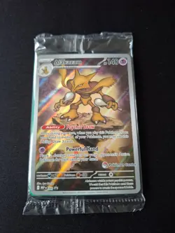 Pokemon Alakazam MEP 009 ETB Pokemon Center Promo Sealed - Image 1