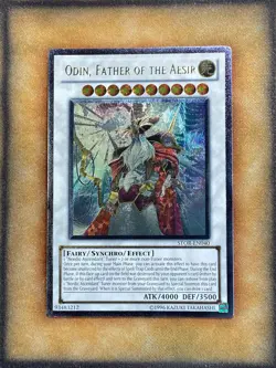 Yugioh Odin, Father of the Aesir STOR-EN040 Ultimate Rare MP - Image 1