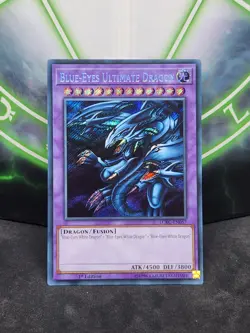 Yugioh Blue-Eyes Ultimate Dragon LCKC-EN057 Secret Rare 1st Edition NM - Image 1