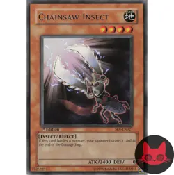 Yugioh Chainsaw Insect SOI-EN021 Rare 1st Edition NM - Image 1