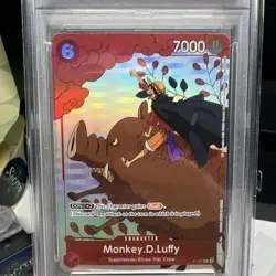 Monkey.D.Luffy (Gift Collection 2023) P-001 One Piece Promotion Cards Foil PSA10 - Image 3