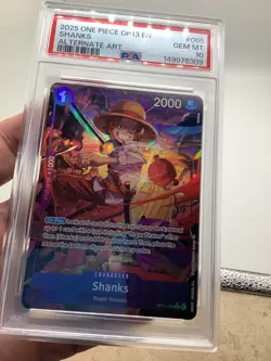 PSA 10 One Piece Shanks Alternate Art OP13-065 ALT ART - Image 1