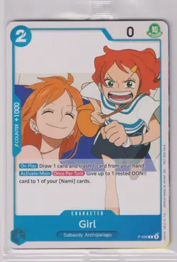 Girl P-096 Promo OP14 Pre-Release SEALED One Piece TCG English - Image 1