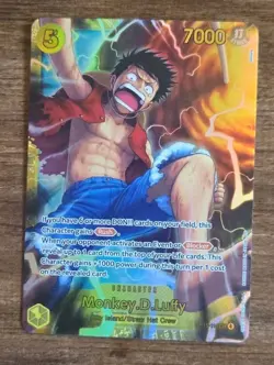 Bandai One Piece CCG Monkey.D.Luffy OP15-119 SEC Holo Character Rush Eng 7000 - Image 1