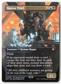 Notion Thief (Borderless) - Special Guests (36) - MTG - Image 1