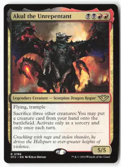 Akul the Unrepentant - Outlaws of Thunder Junction (189) - MTG - Image 1