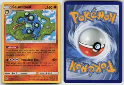 Seismitoad 117/236 Rare Cosmic Eclipse Pokemon Reverse Holo NM - Image 3