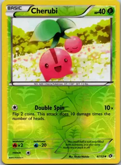 POKEMON CHERUBI 4/113 UNCOMMON REVERSE HOLO LEGENDARY TREASURES NM/M - Image 1