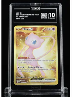 TAG 10 Pokemon TCG Mew EX 205/165 Scarlet & Violet 151 Ultra Rare English - Image 1