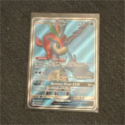 Pokemon TCG Keldeo GX Full Art 219/236 SM-Unified Minds Holo GX Ultra Rare - Image 1