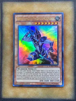 Yugioh Buster Blader, the Destruction Swordmaster BOSH-EN018 Ultra Rare 1st NM - Image 1