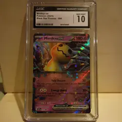 Mimikyu ex 004 Sv: Scarlet & Violet Promo Pokemon Card Holo GEM MINT 10 - Image 1