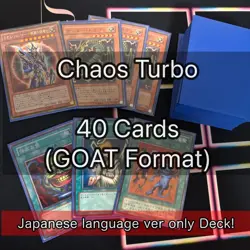 Chaos Turbo Retro (GOAT Format) 40 Japanese Deck Yu-Gi-Oh card fym0 n17 - Image 1
